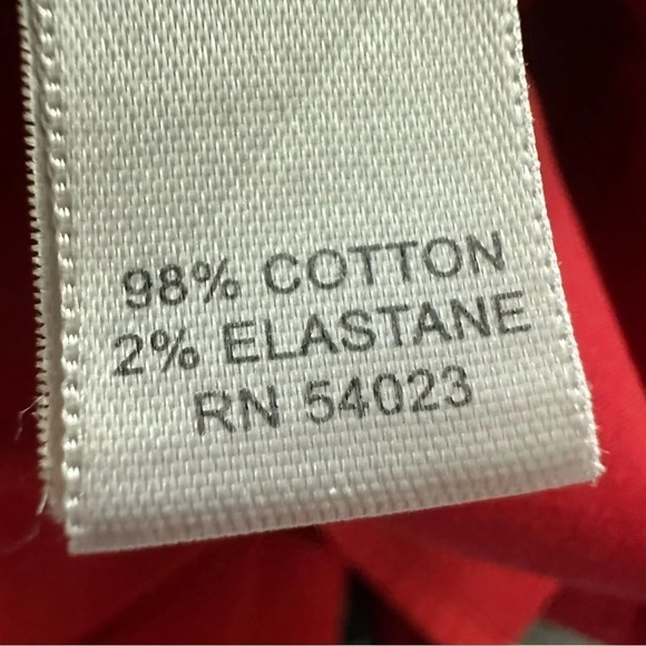 Banana Republic Fitted Red Blouse Size Medium - Picture 4 of 4